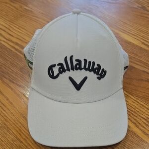 Callaway White Cap with Black Embroidery
